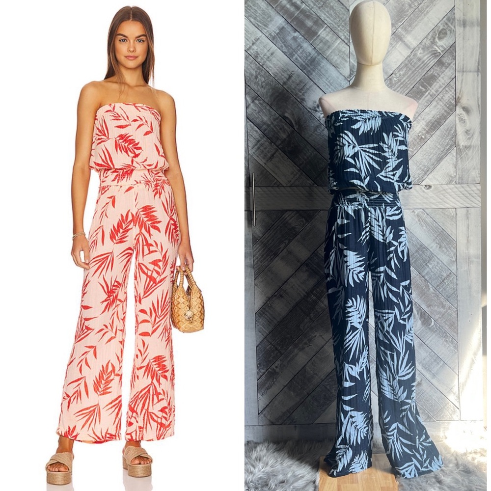 MICHAEL STARS NWOT ( SET)SIMONE GAUZE TUBE TOP and MICHAEL STARS GAUZE PANT